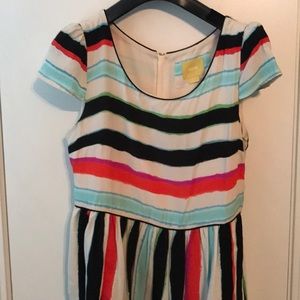 Anthro Maeve striped dress